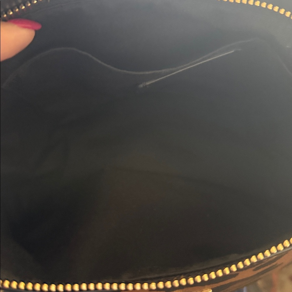 Coach Tan and Black Animal Print Bag - Picture 5 of 5